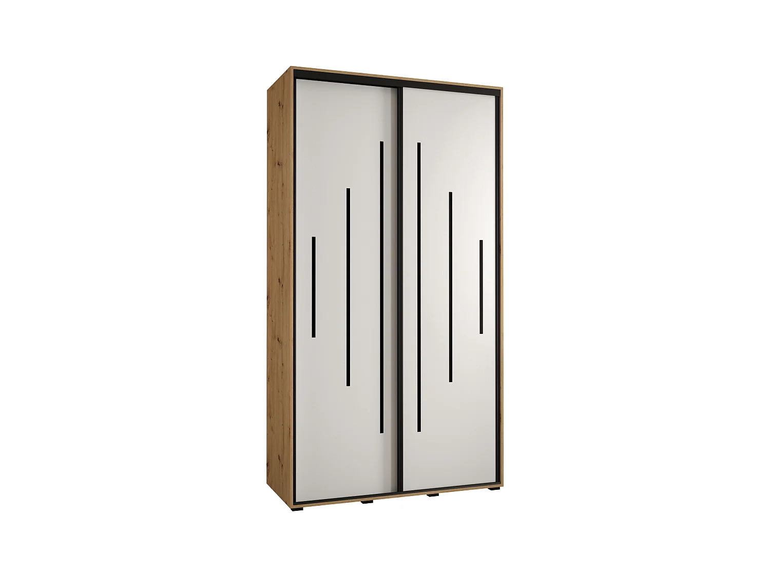 ARMOIRE DAVOS 12 À PORTES COULISSANTES 235,2/130/45 2 portes