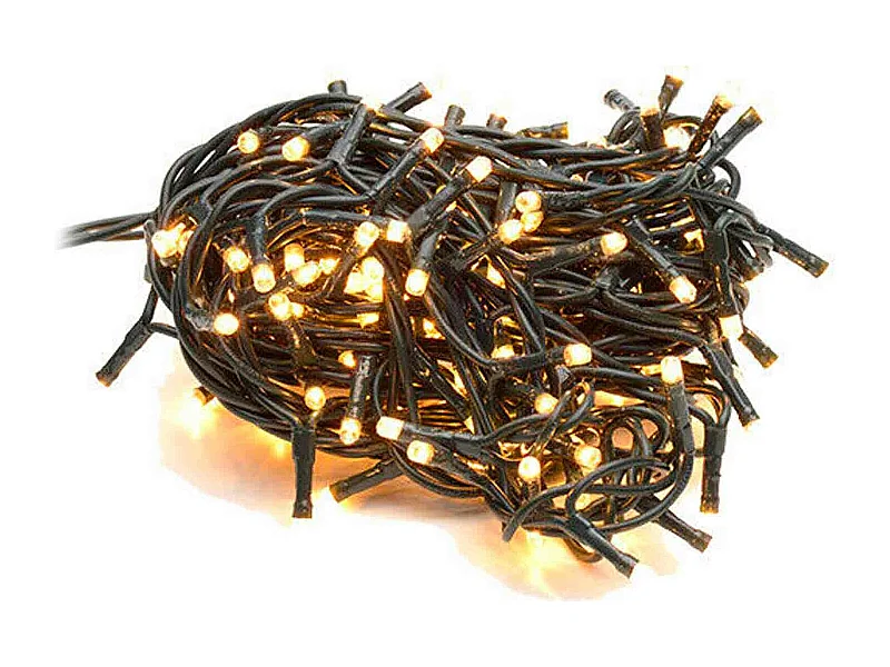 Luces Navidad color blanco cálido, guirnalda luces exterior 1000 LED