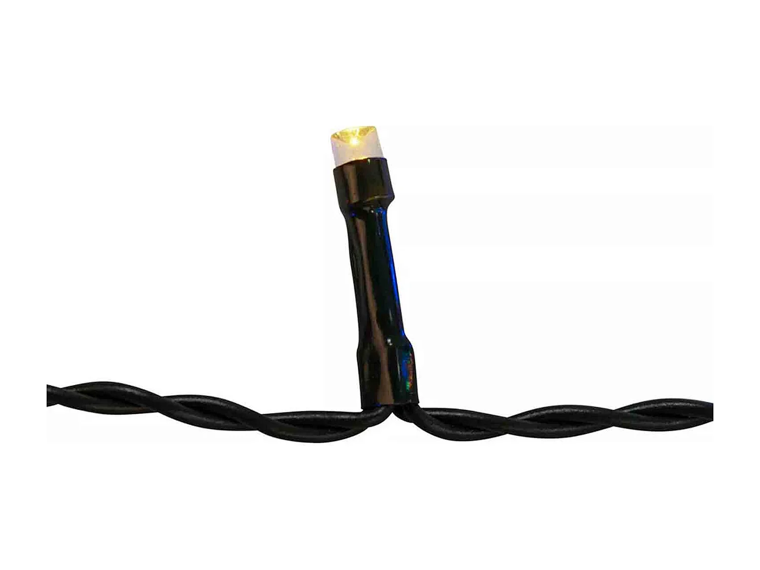 Luci di Natale colore bianco caldo, catena luminosa per esterno 100 LED