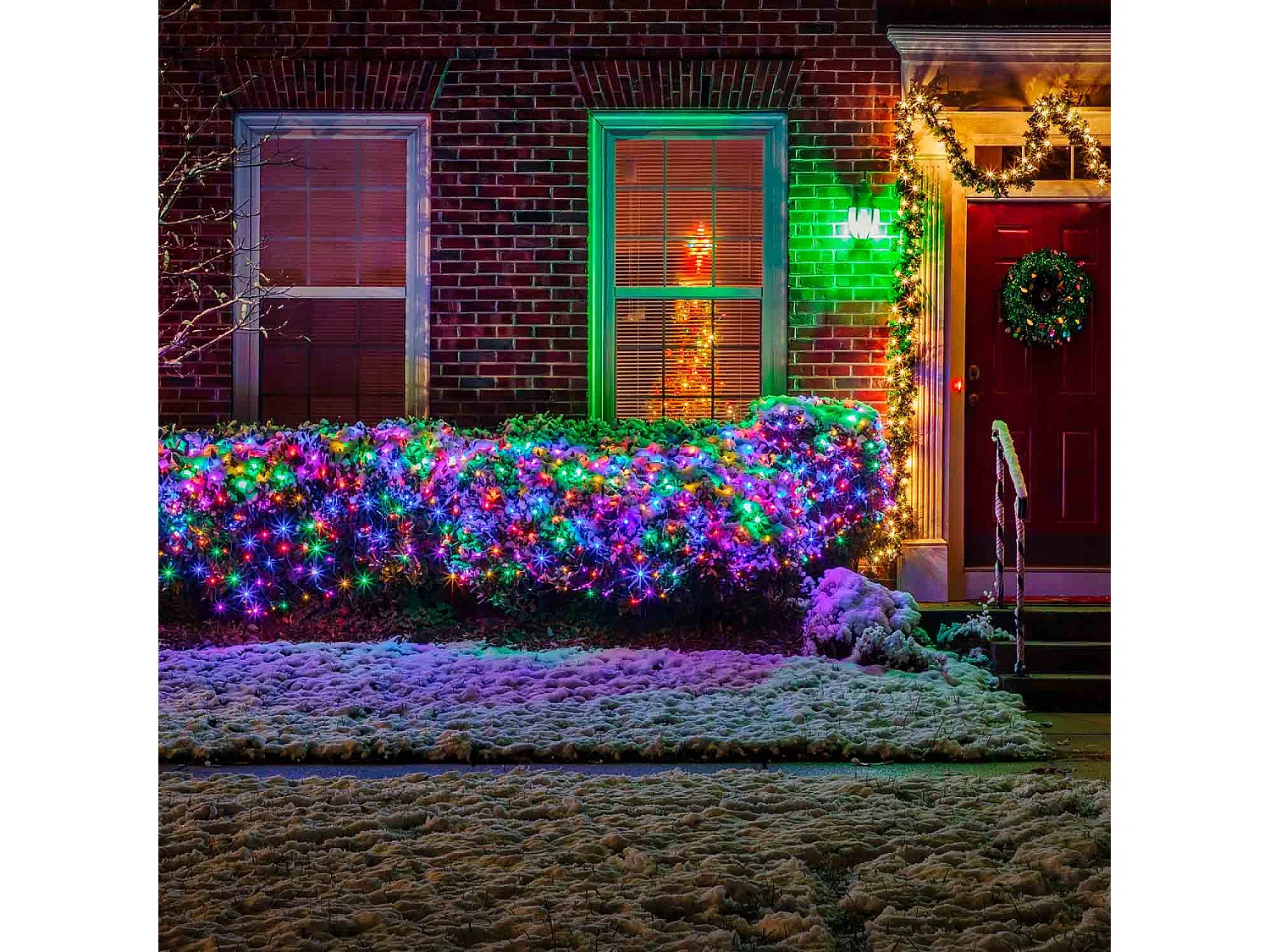 Lumineuse exterieur Multicolore, guirlande lumineuse Noël 1000 LED