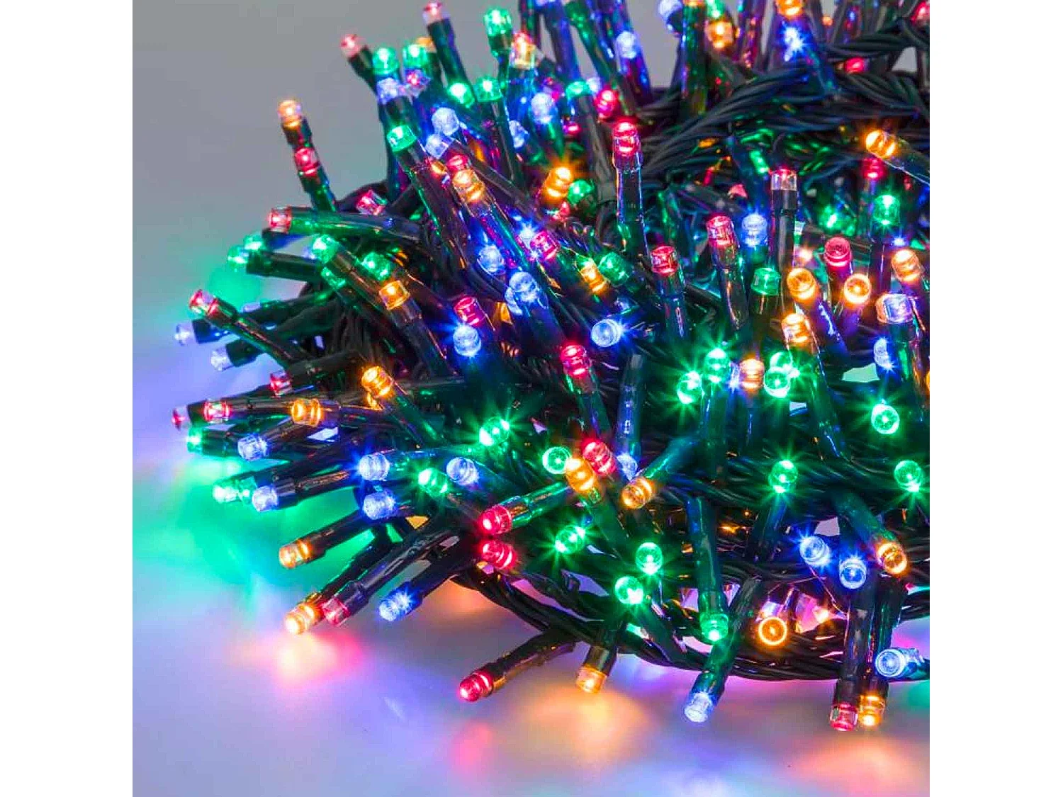 Luci di Natale Multicolor, catena luminosa per esterno 500 LED