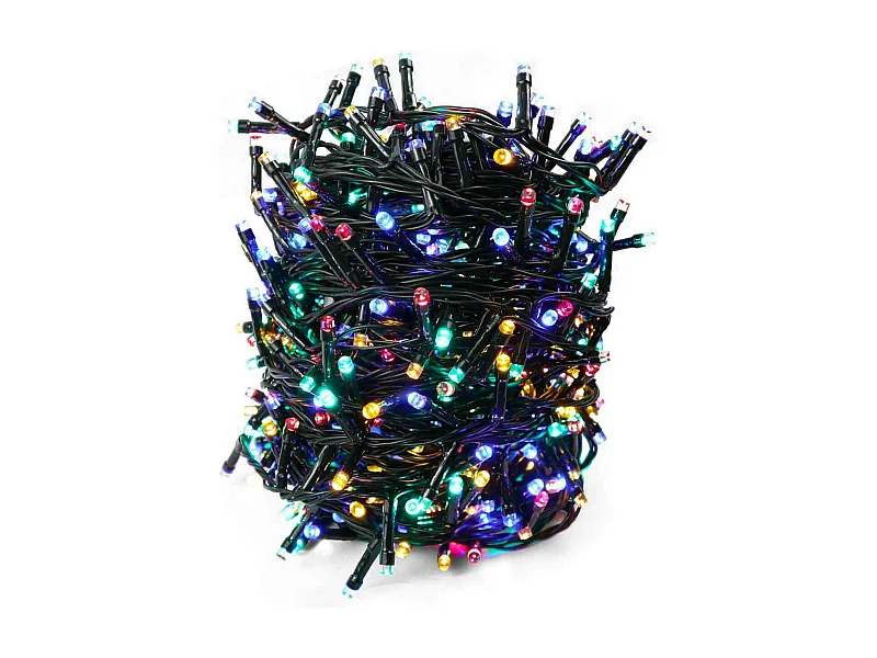 Luci di Natale Multicolor, catena luminosa per esterno 500 LED