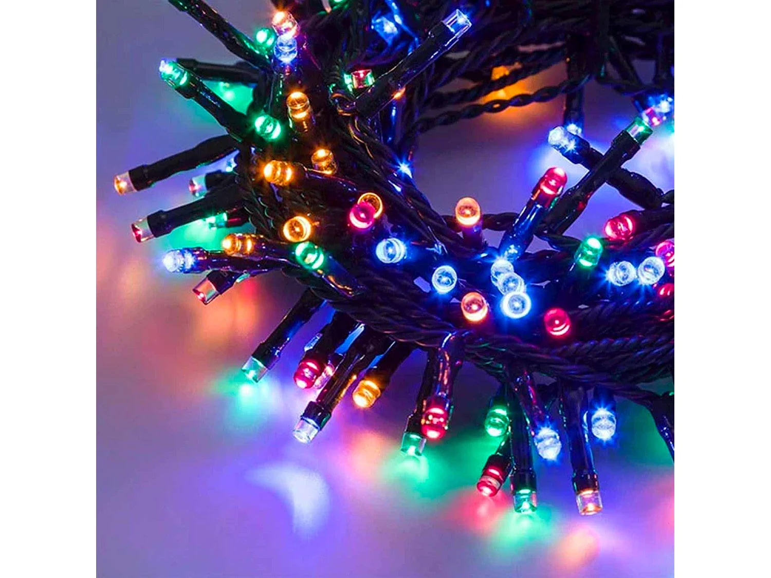 Luci di Natale Multicolor, catena luminosa per esterno 180 LED