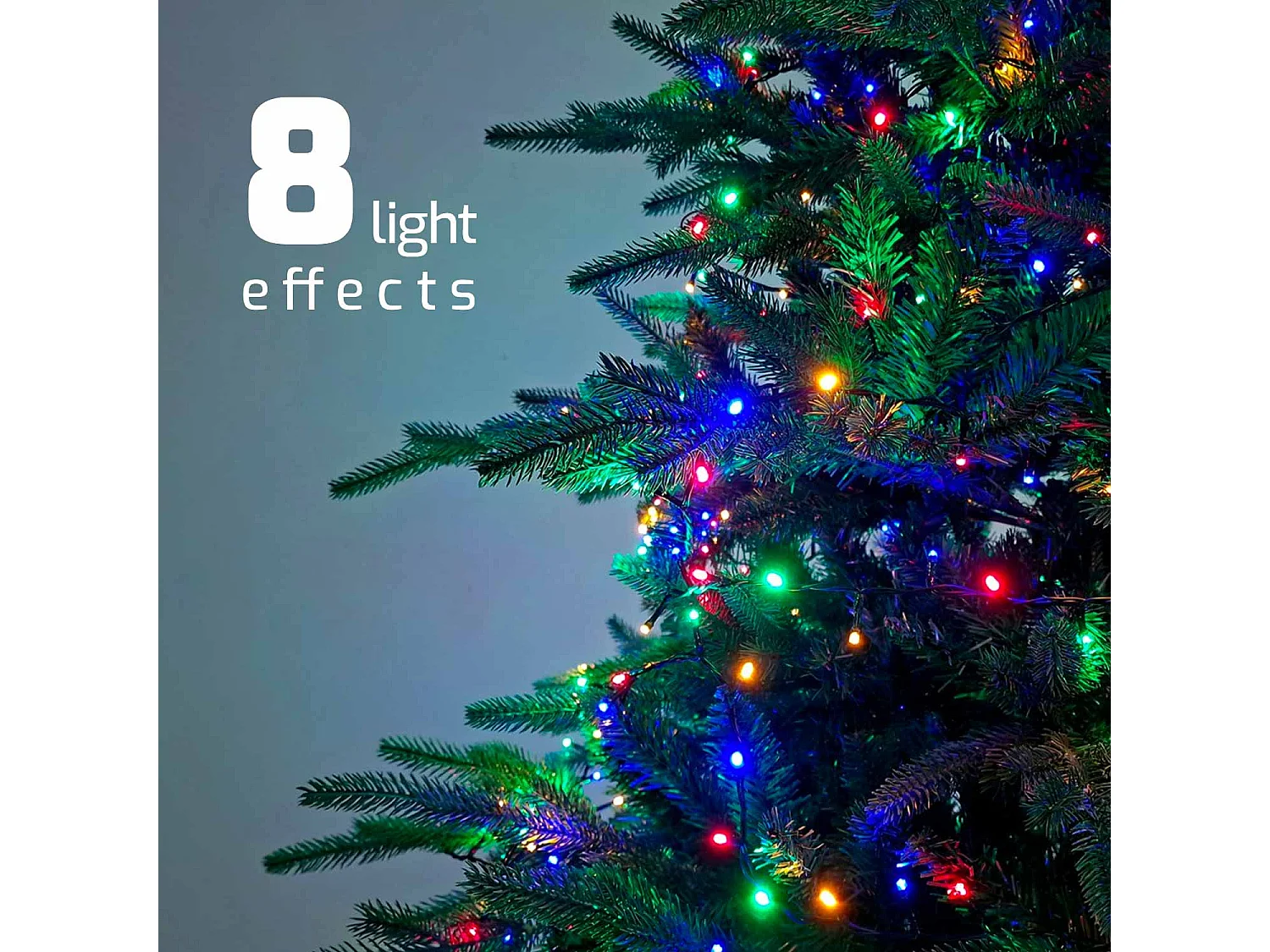 Lumineuse exterieur Multicolore, guirlande lumineuse Noël 180 LED