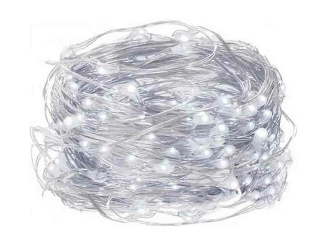 Luces Navidad color blanco, guirnalda luces exterior 300 micro LED