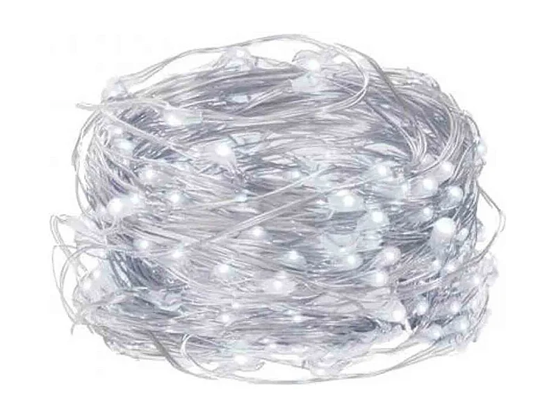Luci decorative per esterno, fili in rame con 500 micro LED, bianco