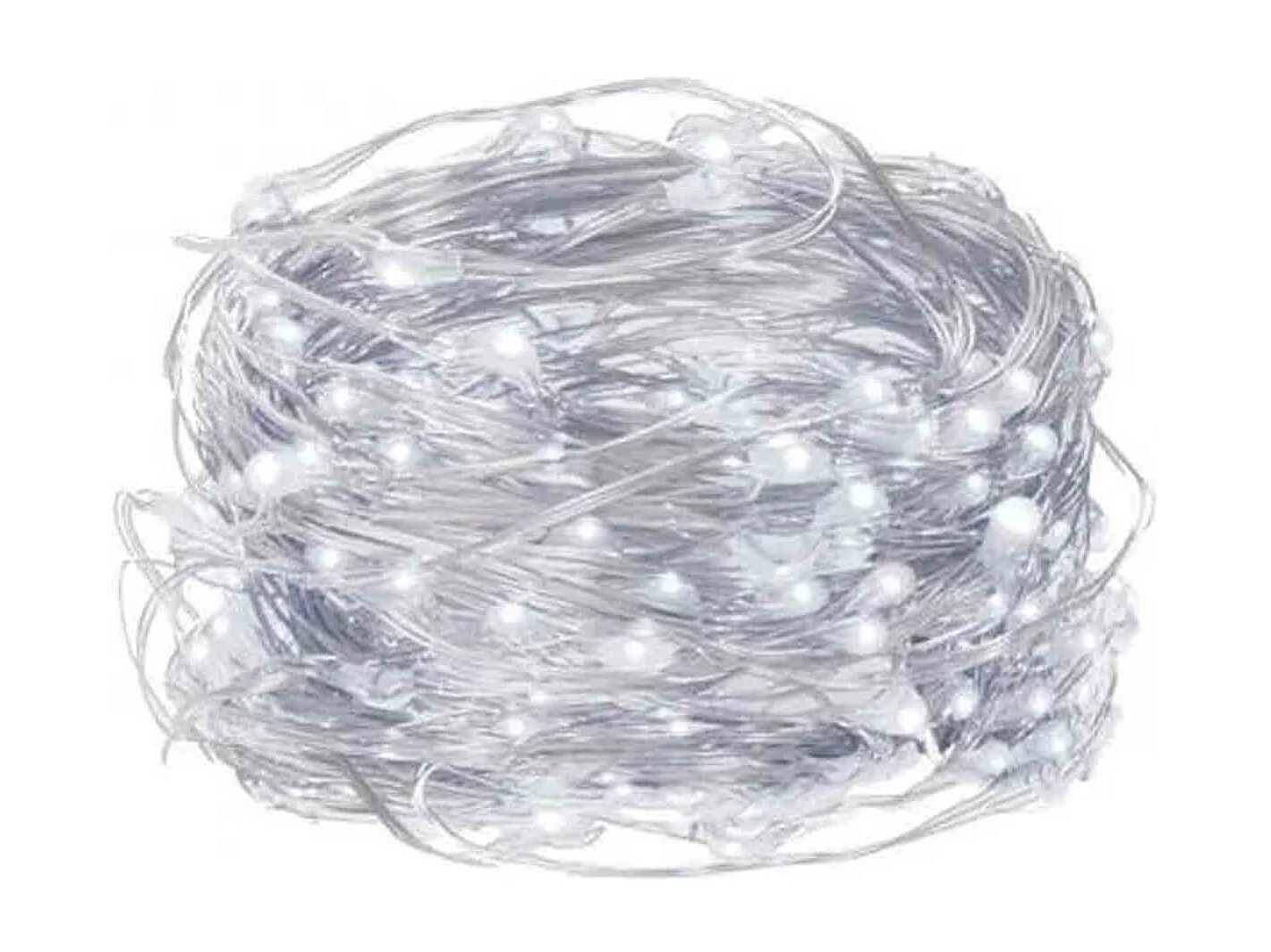 Luci decorative per esterno, fili in rame con 500 micro LED, bianco