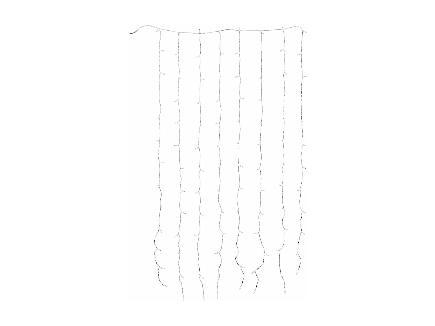 Rideau lumineux exterieur, guirlande lumineuse Noël, 120 LED blanc