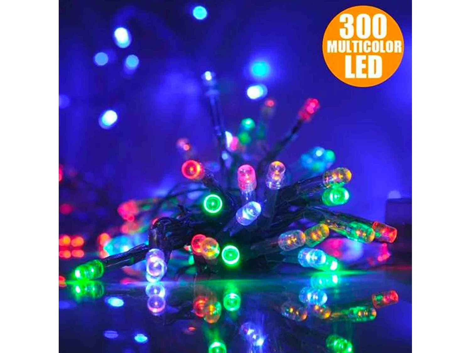 Luci di Natale Multicolor, catena luminosa per esterno 300 LED