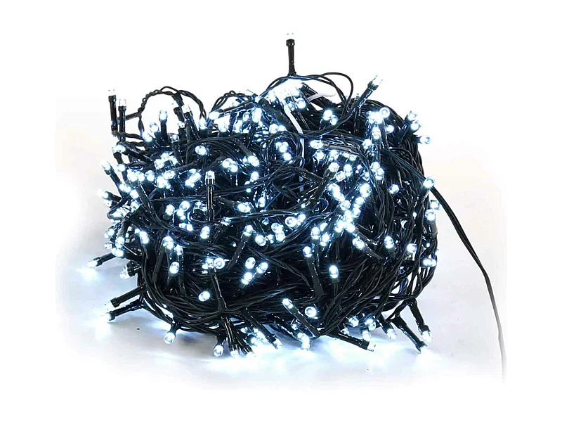 Lumineuse exterieur couleur blanc, guirlande lumineuse Noël 500 LED