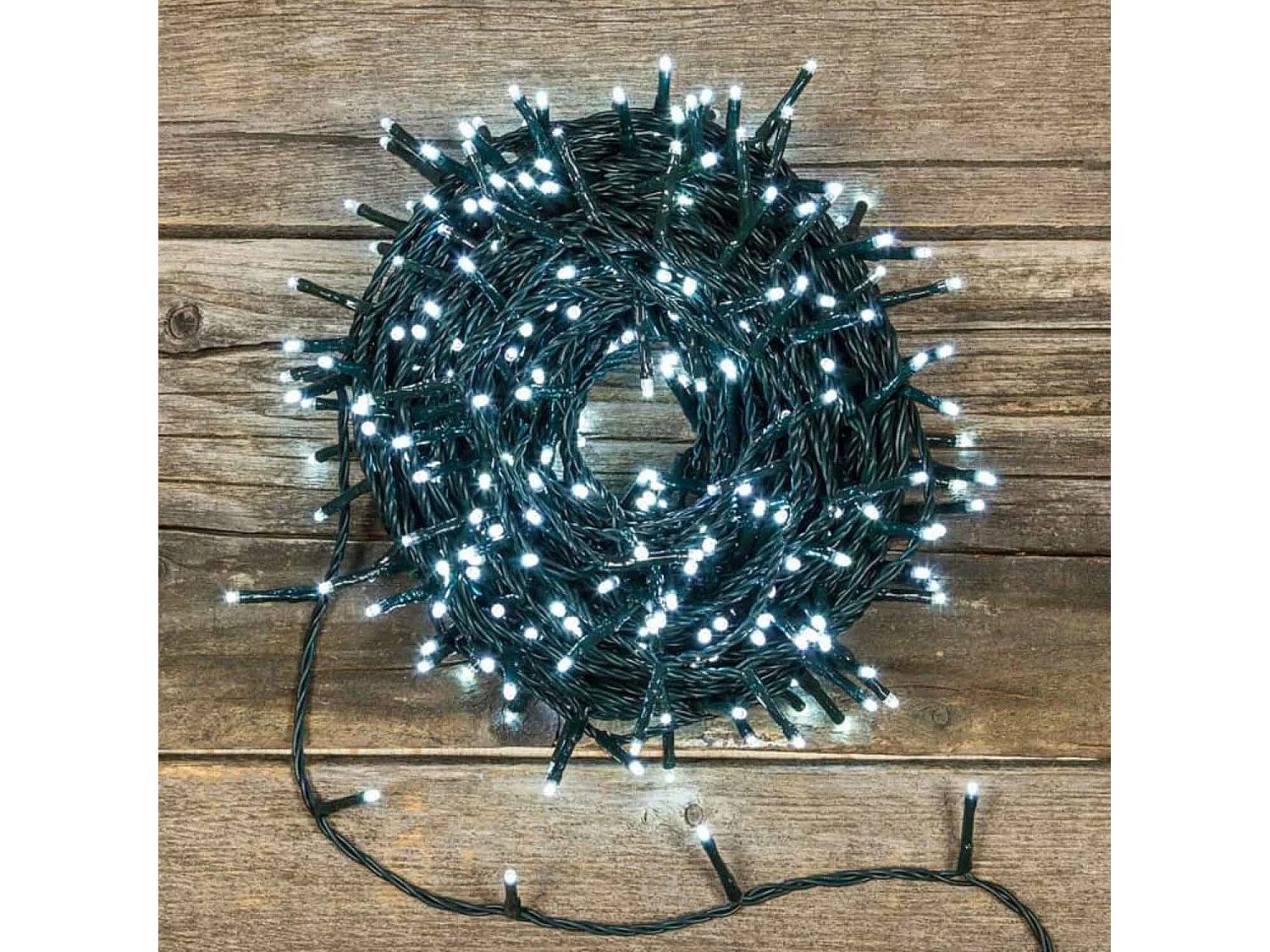 Lumineuse exterieur couleur blanc, guirlande lumineuse Noël 500 LED