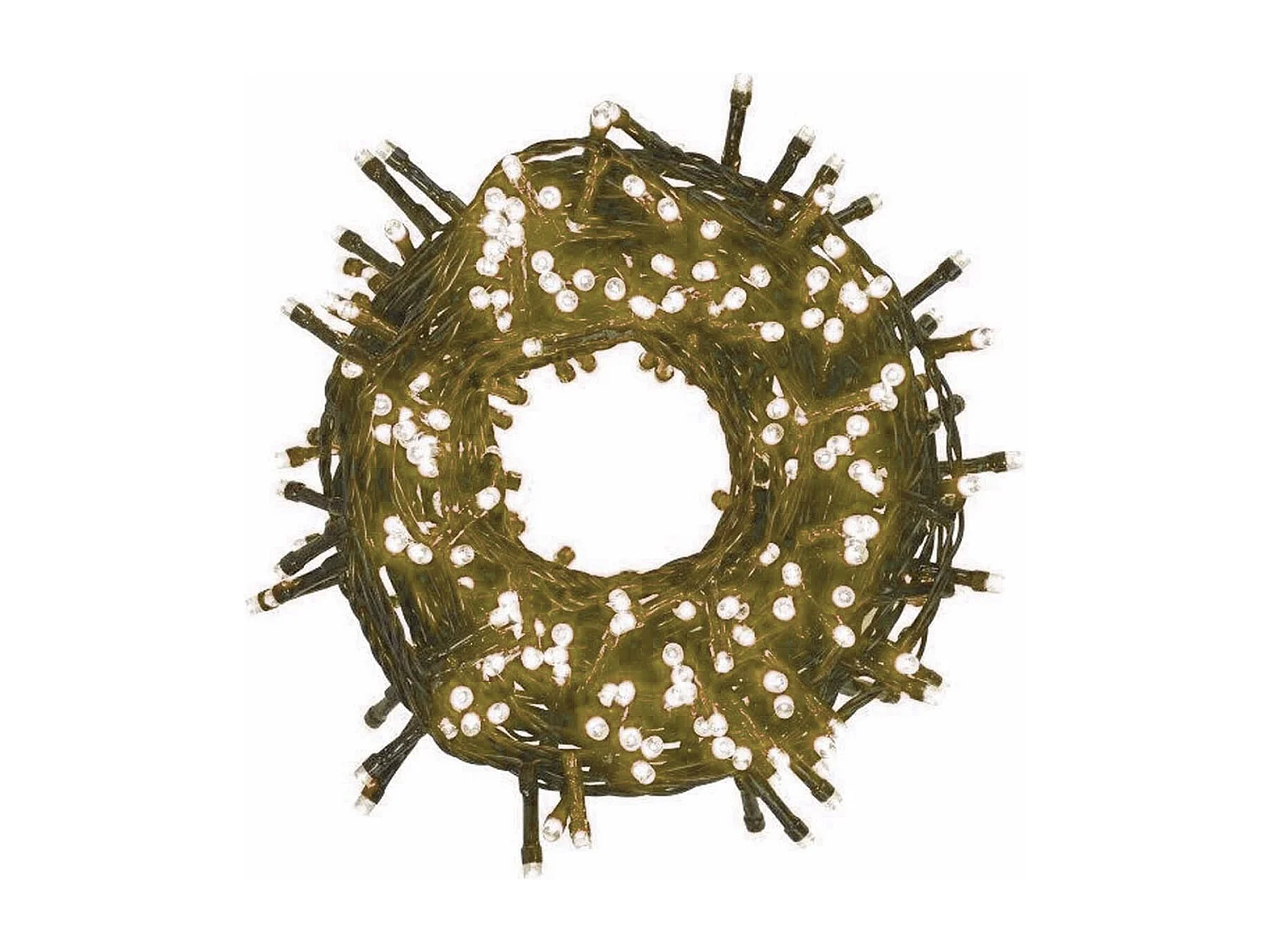 Luci di Natale colore bianco caldo, catena luminosa per esterno 180 LED