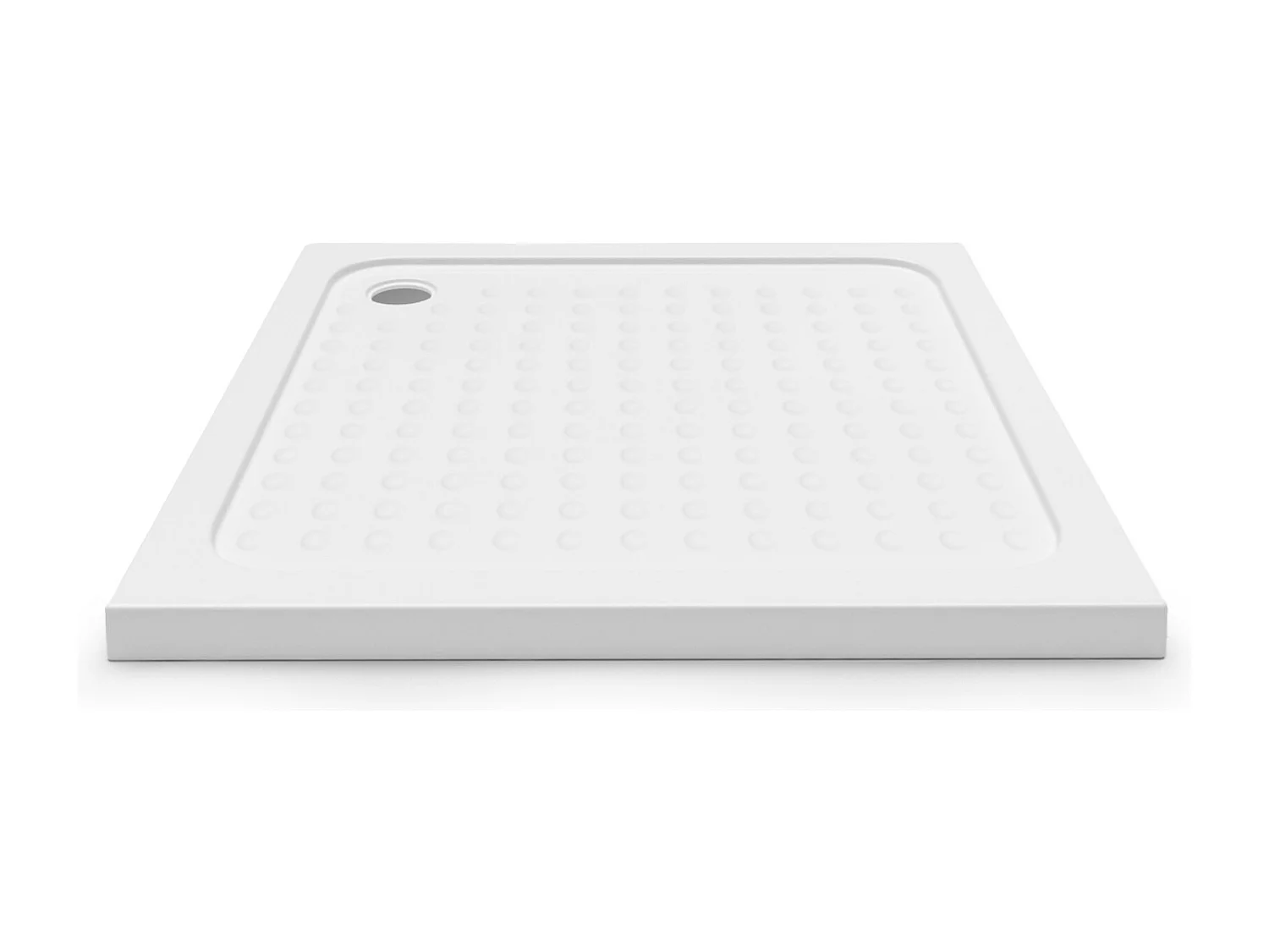 Douchebak - 90x90x5 cm (LxBxH) - Wit