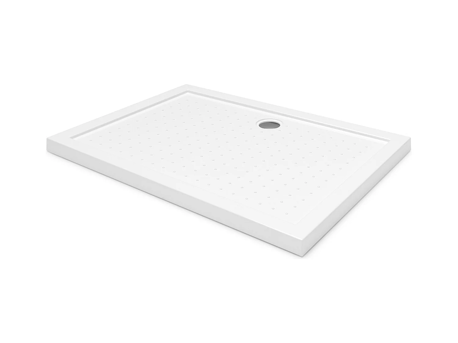 Receveur de douche - 110x80x5 cm (LxBxH) - Blanc