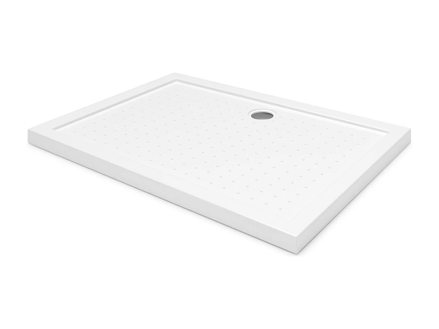 Receveur de douche - 110x80x5 cm (LxBxH) - Blanc