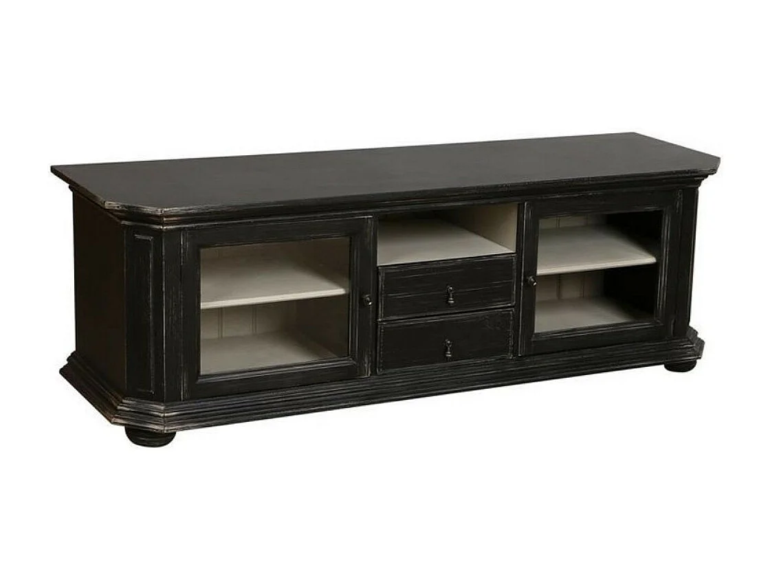 Meuble tv MDF Noir - Bruges Interior's