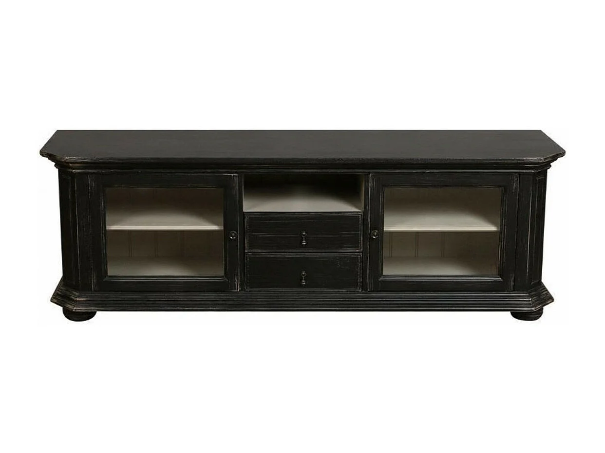 Meuble tv MDF Noir - Bruges Interior's