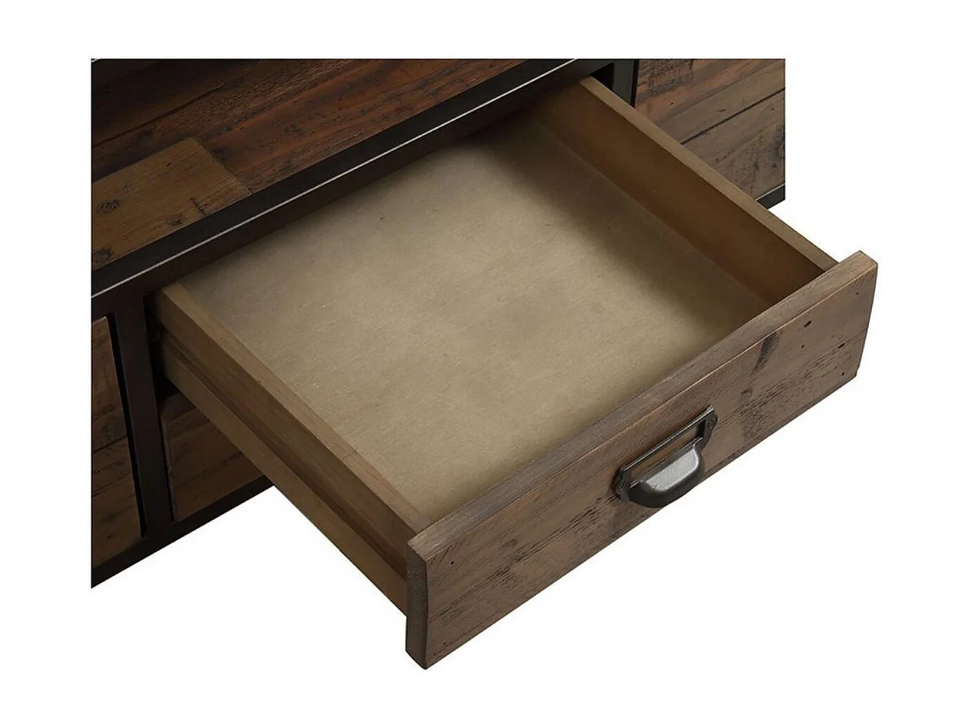 Meuble tv 2 tiroirs Bois Marron - Manufacture Interior's