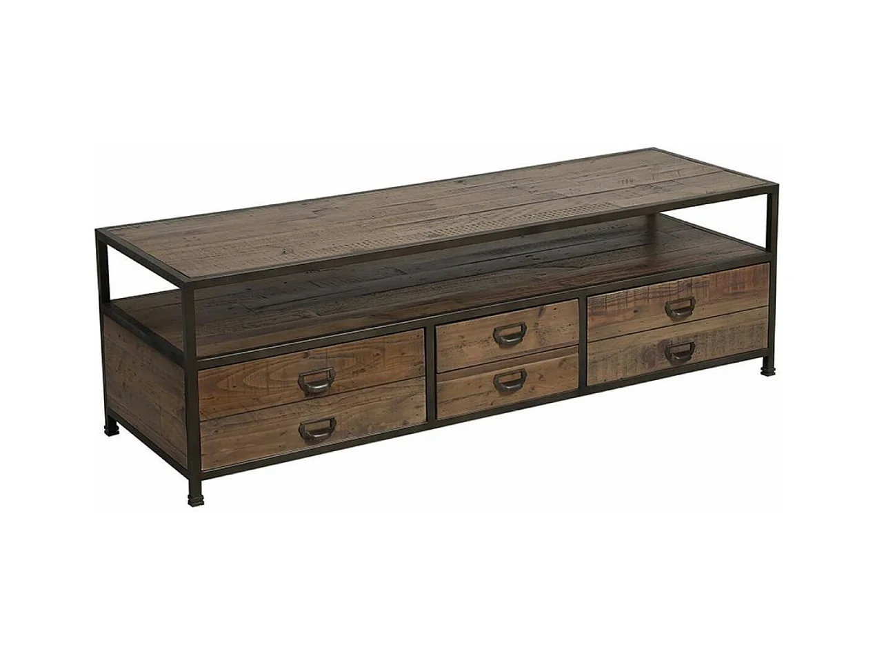 Meuble tv Bois Marron - Manufacture Interior's