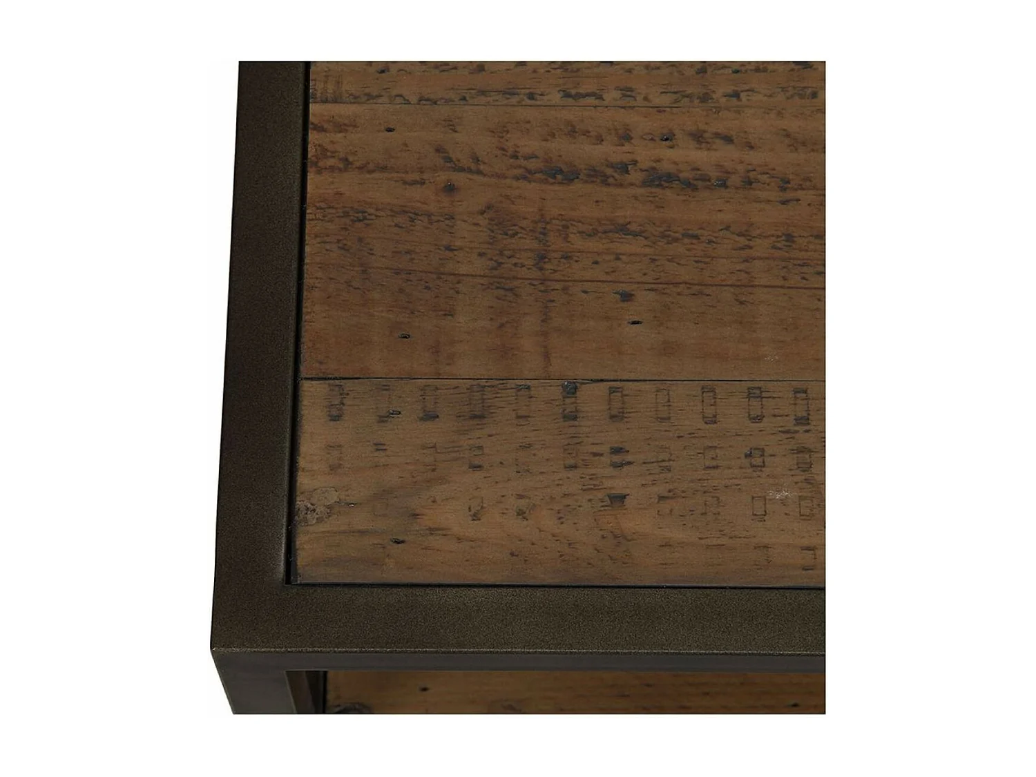 Meuble tv 2 tiroirs Acier Marron - Manufacture Interior's