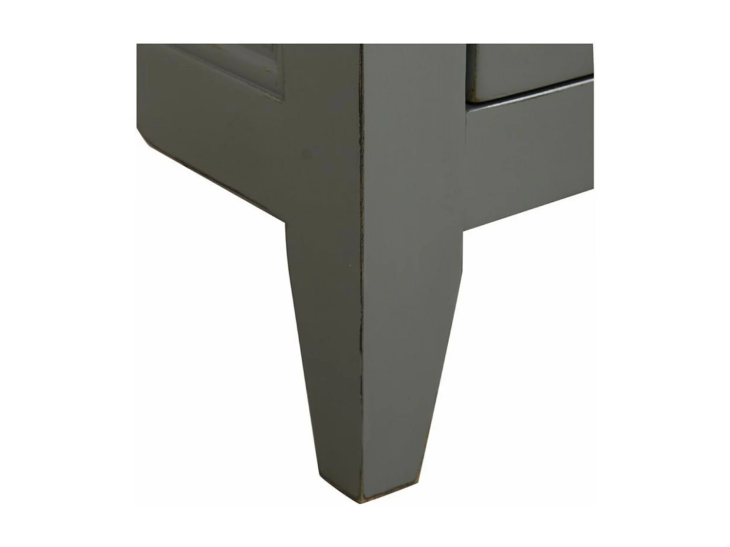 Table basse rectangulaire 2 tiroirs Bois Gris - Esquisse Interior's