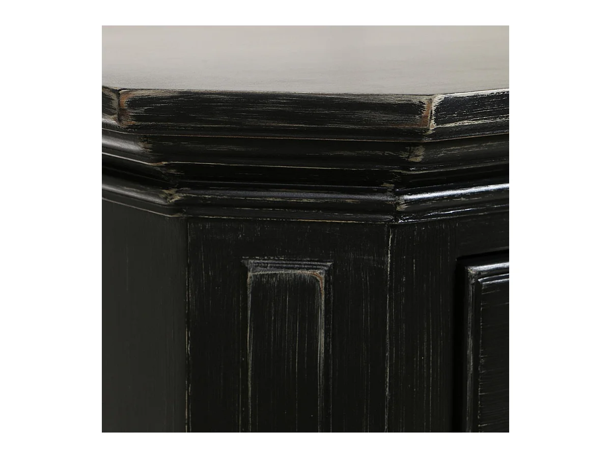 Semainier MDF Noir - Bruges Interior's