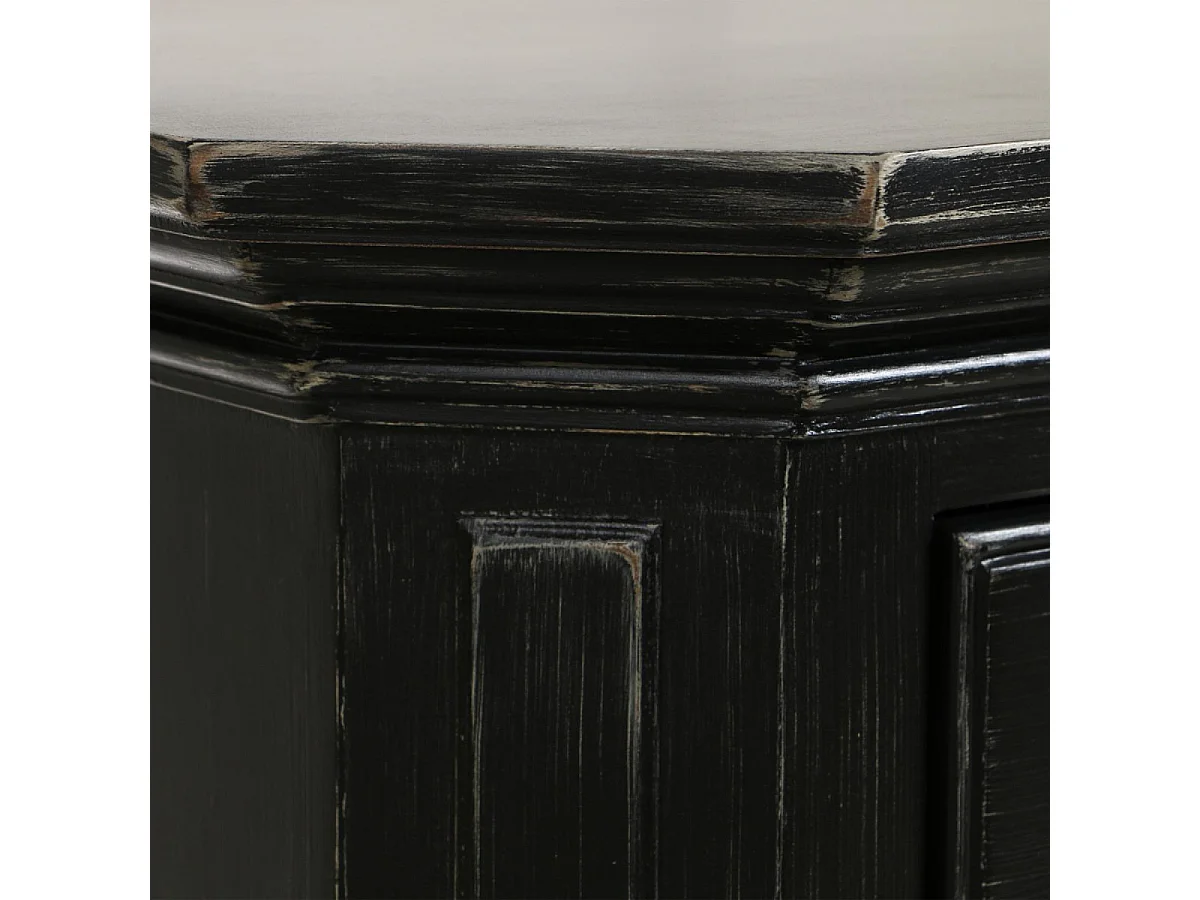 Semainier MDF Noir - Bruges Interior's