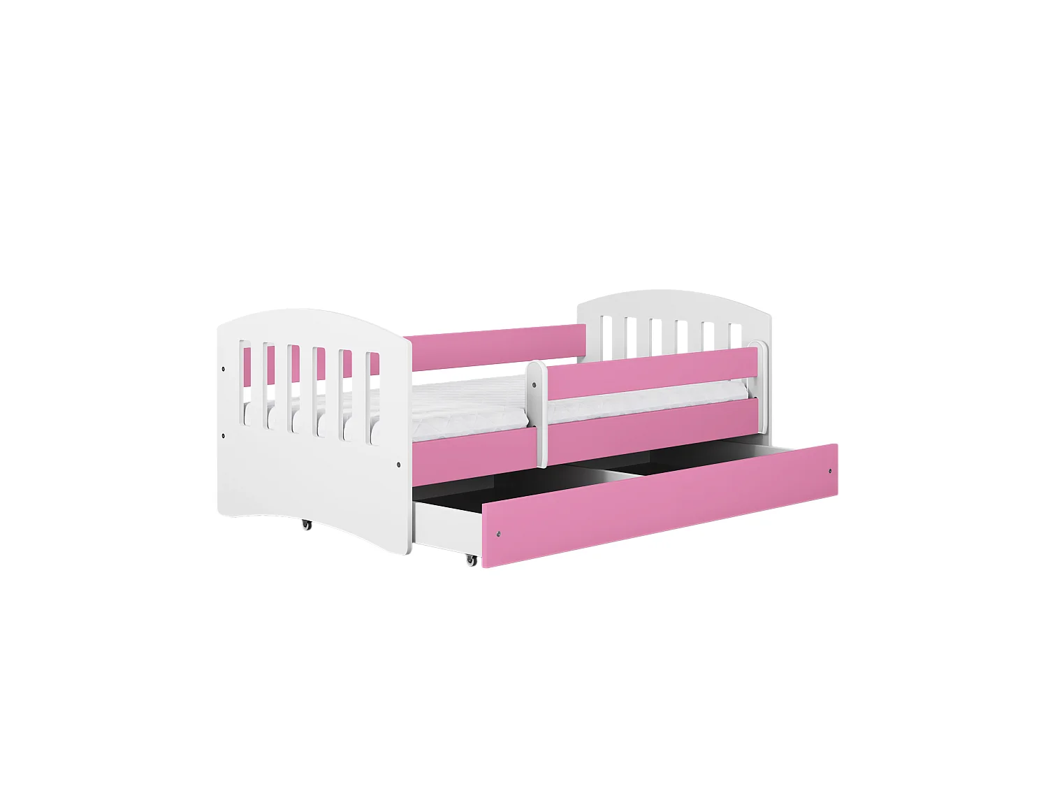 Letto a barriera per bambini 180x80 cm con cassetto - CLASSIC - Pivoine