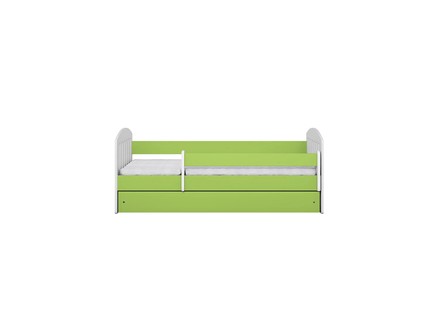 Lit Enfant à barrière 160x80cm avec tiroir et matelas inclus - CLASSIC
