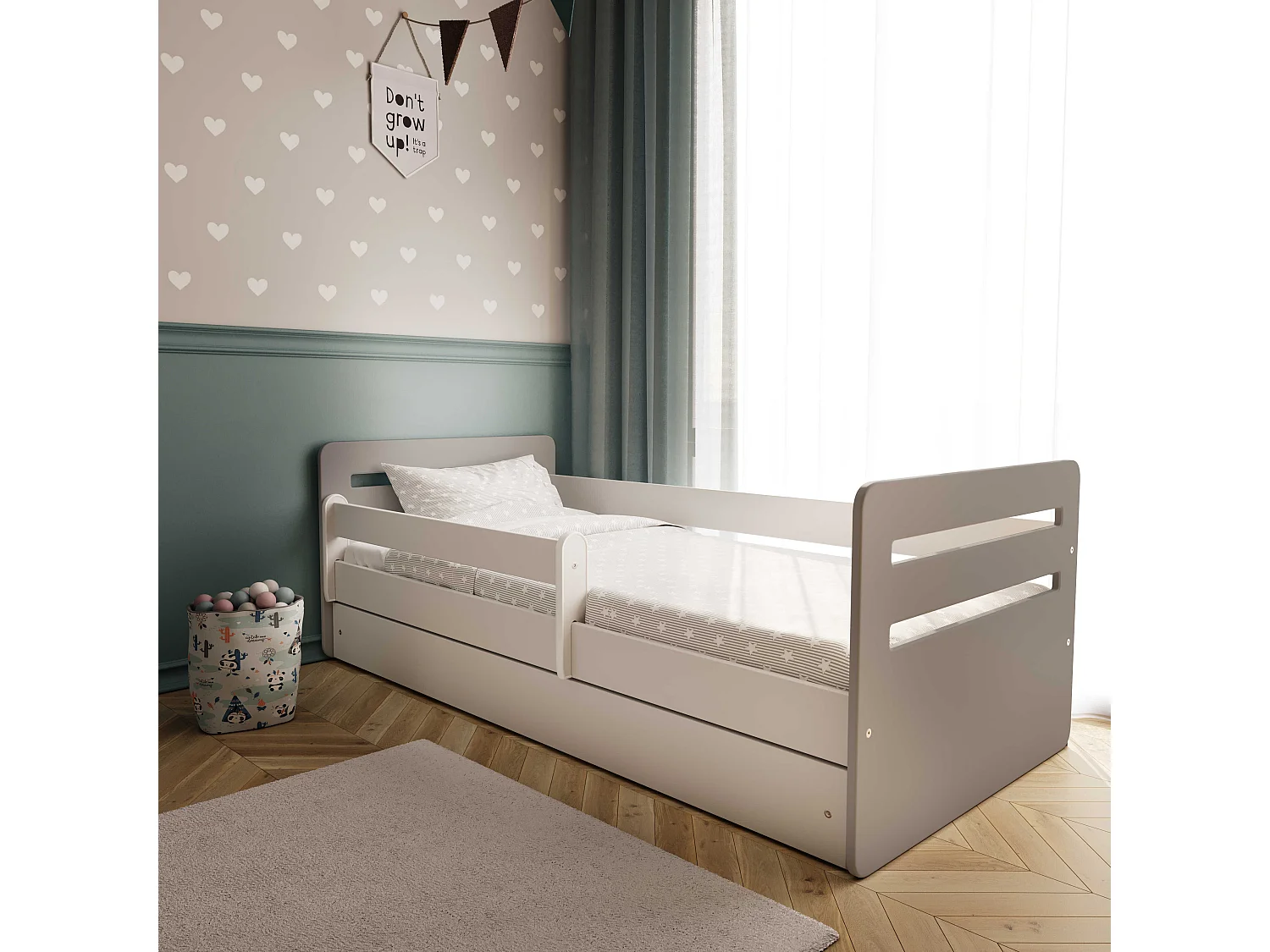 Kocot Kinderbed 180 x 80 cm met Julia Mix Roze Matras
