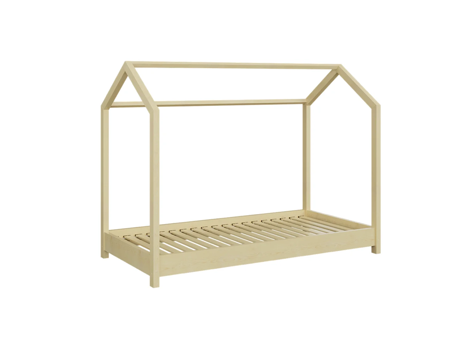 Lit Cabane Enfant Bella - Bois, 180x80cm