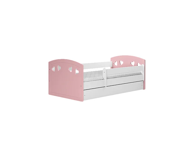 Letto barriera per bambini 160x80 cm con cassetto - JULIA - Pivoine
