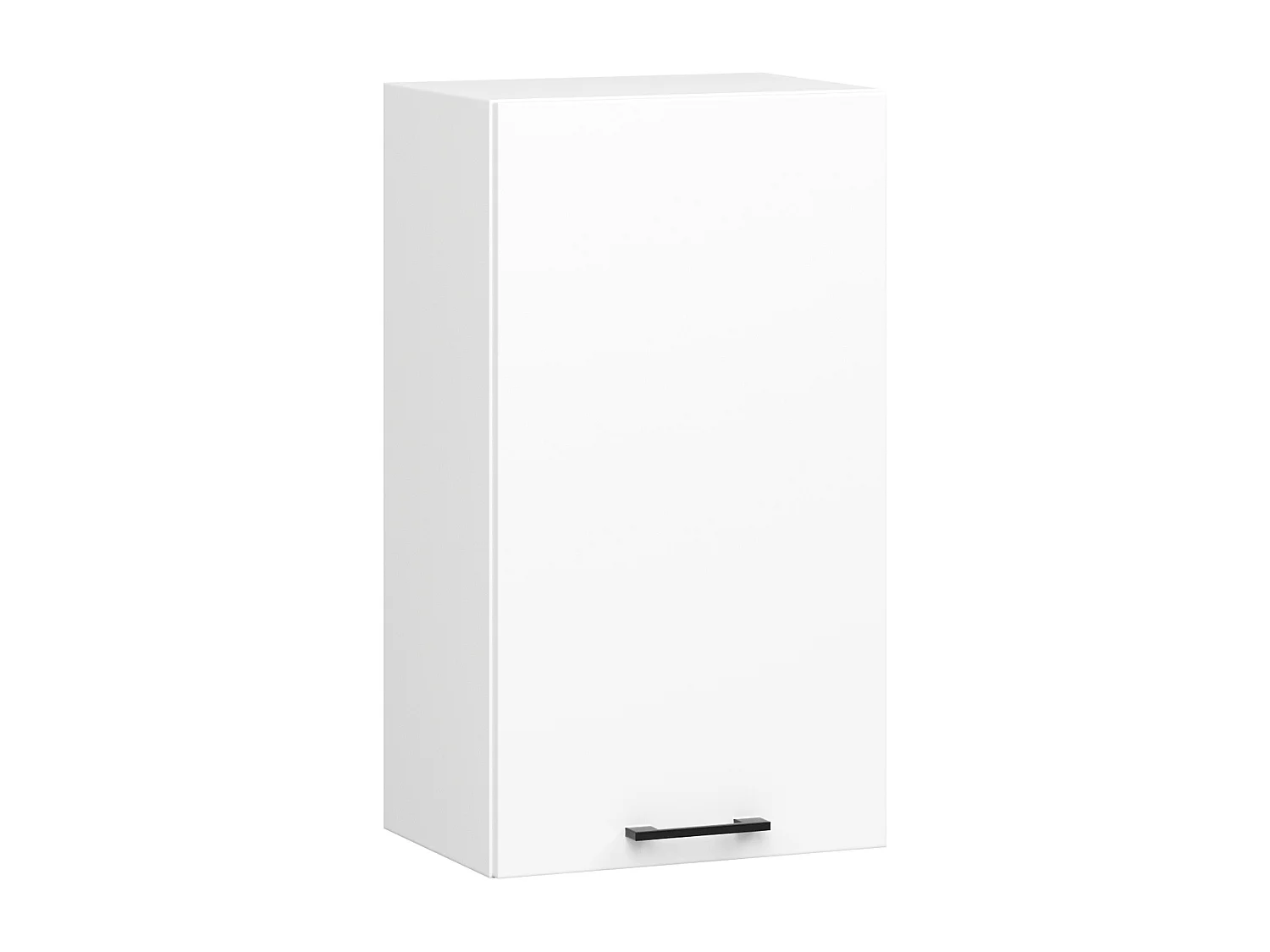 Meuble de cuisine haut AKORD W40 H720 Blanche 1 porte, 2 étagères 72x40x30 cm