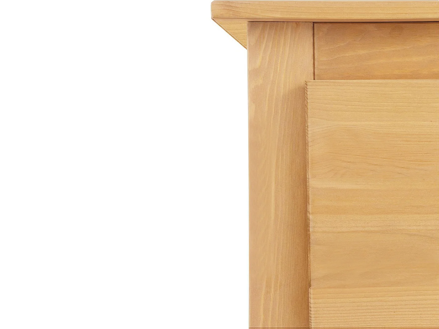 Gava | Commode à 6 tiroirs en pin blanc