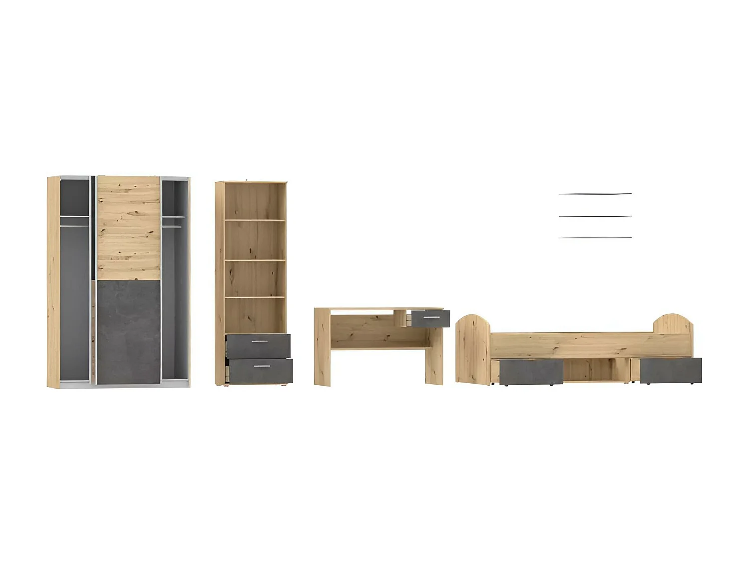Camera dei bambini Lupo/Artisan&Antracite