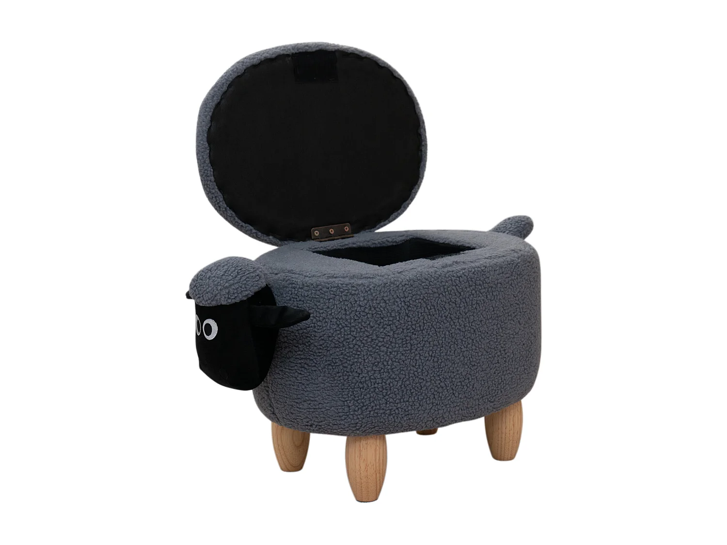 Tabouret animal mouton gris