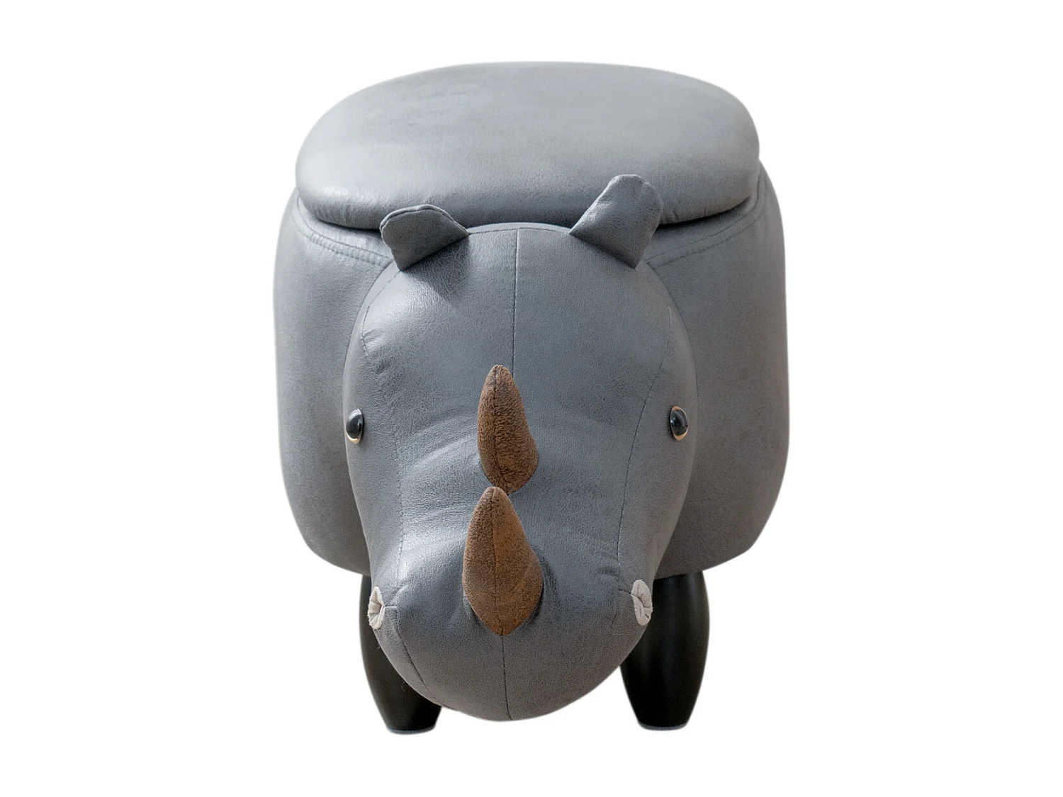 Tabouret animal rhinocéros