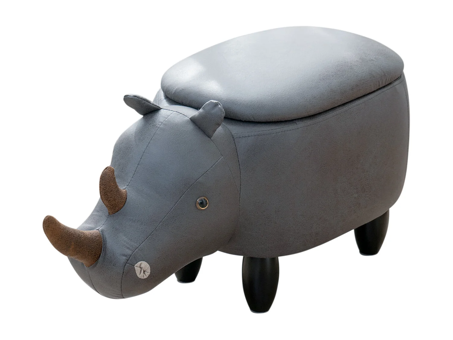 Tabouret animal rhinocéros