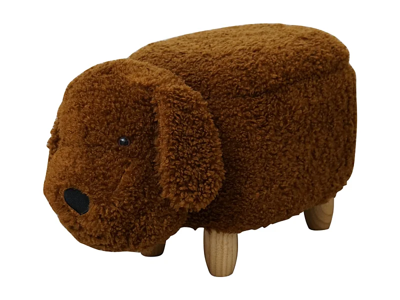 Tabouret animal caniche