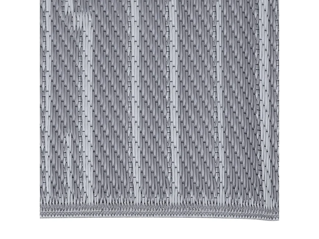 Seran  Tapis d'extérieur ARAKIL anthracite 80 x 250 cm PP