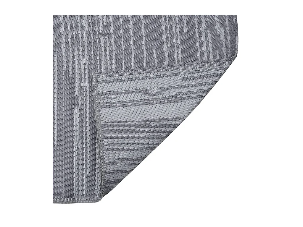 Seran  Tapis d'extérieur ARAKIL anthracite 80 x 250 cm PP