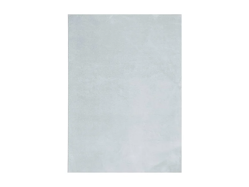 Hester  Tapis HUARTE à poils courts doux et lavable bleu 200x280 cm