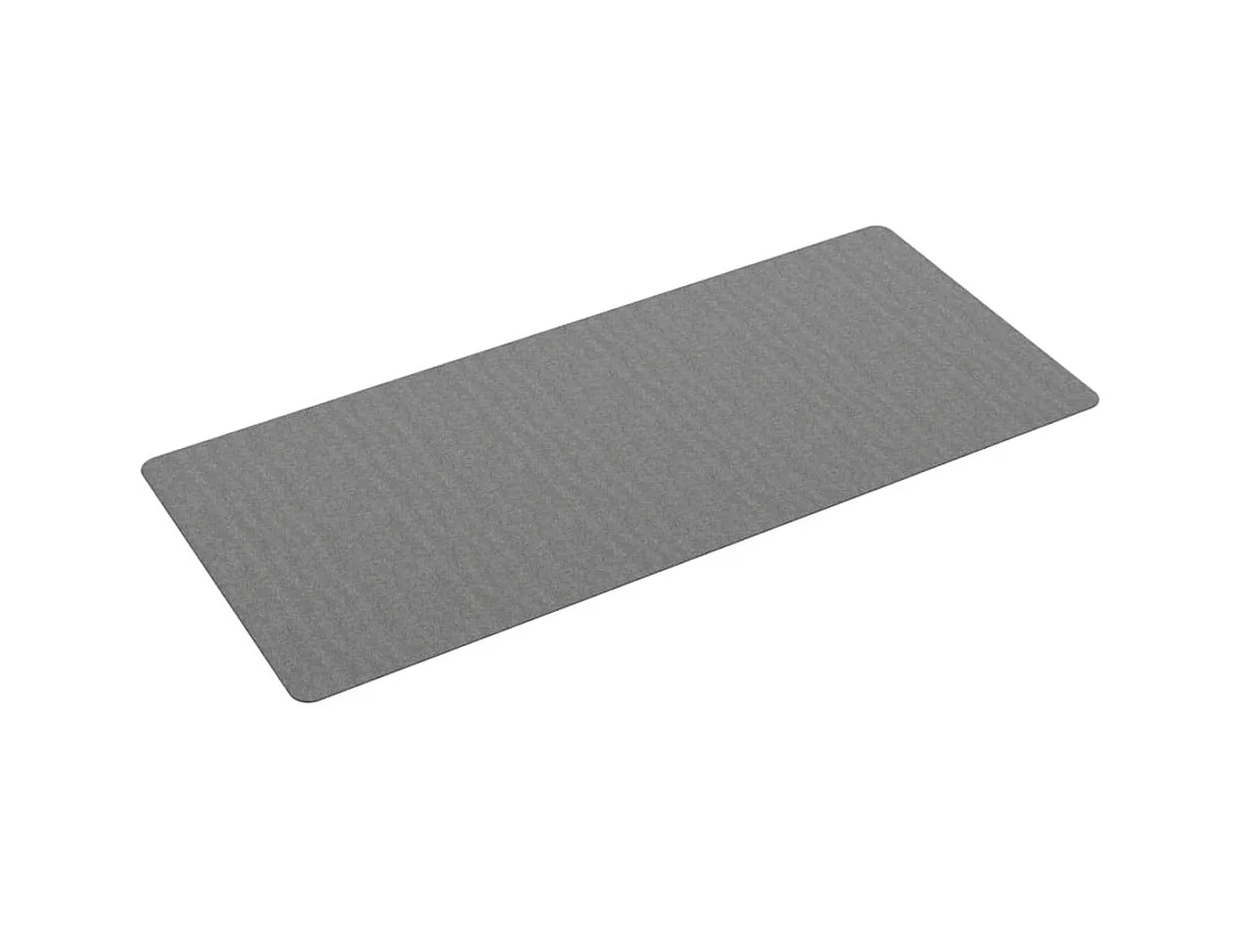 Zev  Tapis de couloir gris 80x180 cm