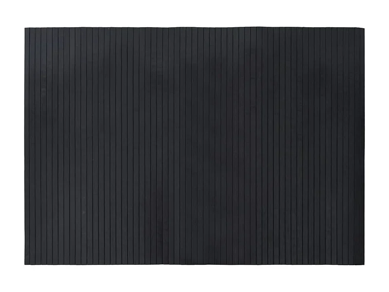 Wakil  Tappeto Rettangolare Nero 70x100 cm in Bambù