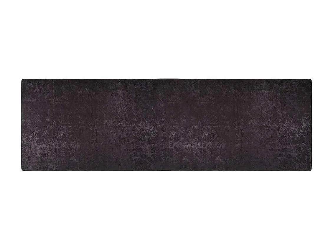 Elsje  Vloerkleed wasbaar anti-slip 80x300 cm antracietkleurig