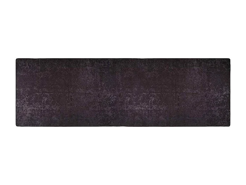 Elsje  Alfombra lavable antideslizante gris antracita 80x300 cm