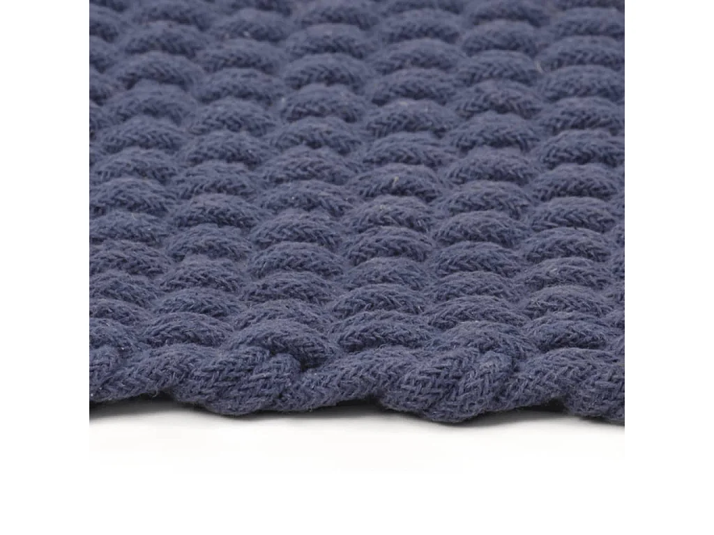 Jochem  Tapis rectangulaire Bleu marine 180x250 cm Coton