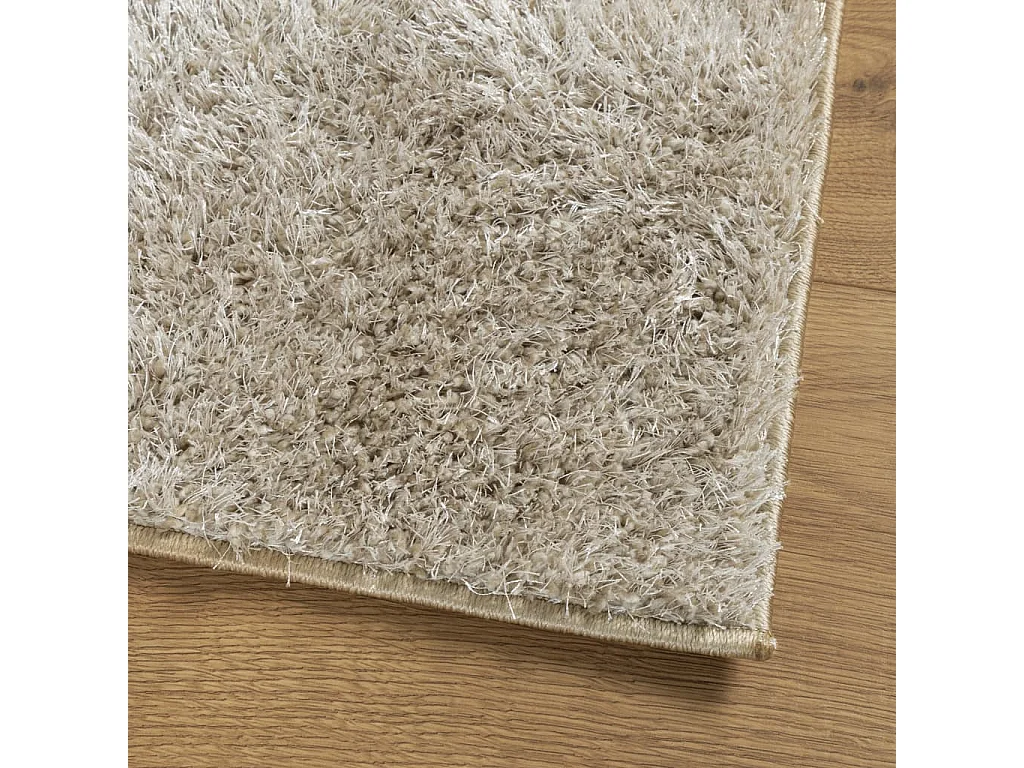 High Point  Vloerkleed ISTAN hoogpolig glanzend 100x200 cm beige