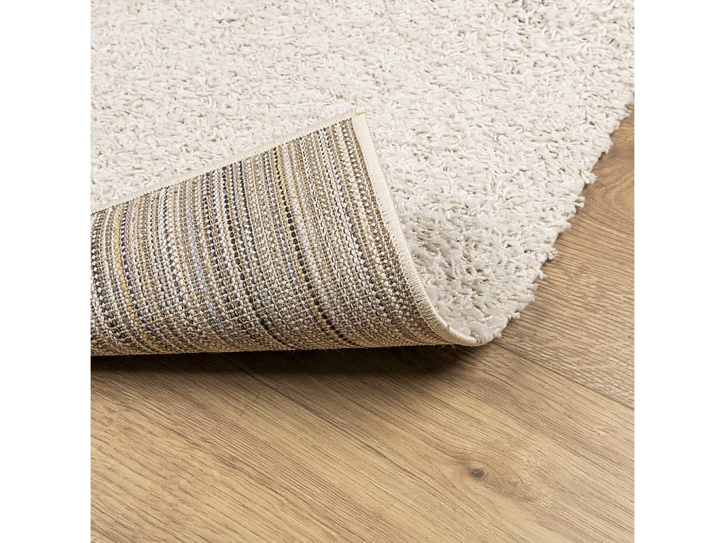 Vito  Tapis shaggy PAMPLONA poils longs moderne crème 200x280 cm