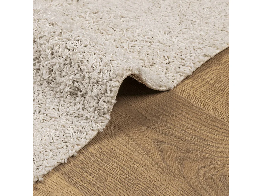 Vito  Tapis shaggy PAMPLONA poils longs moderne crème 200x280 cm